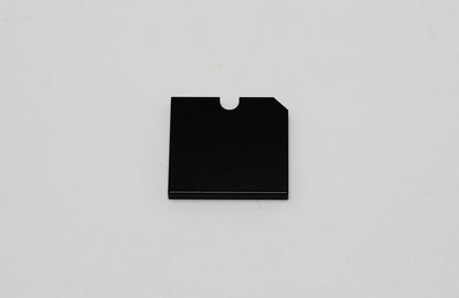 Leica M型用ホットシューカバー（真鍮製／ブラックペイント）