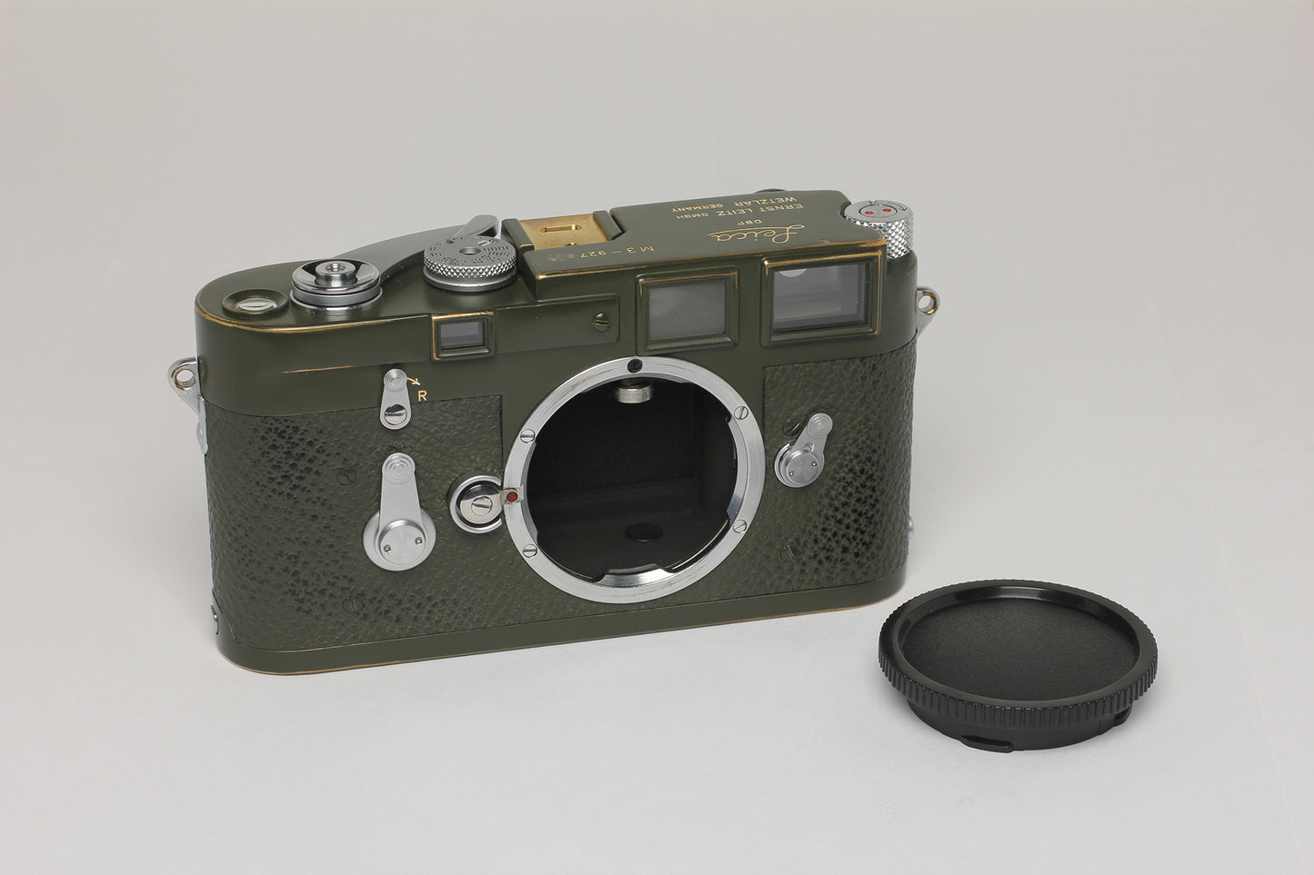 Leica M3 KantoオリーブペイントUsed仕上げ（委託販売品）SOLD