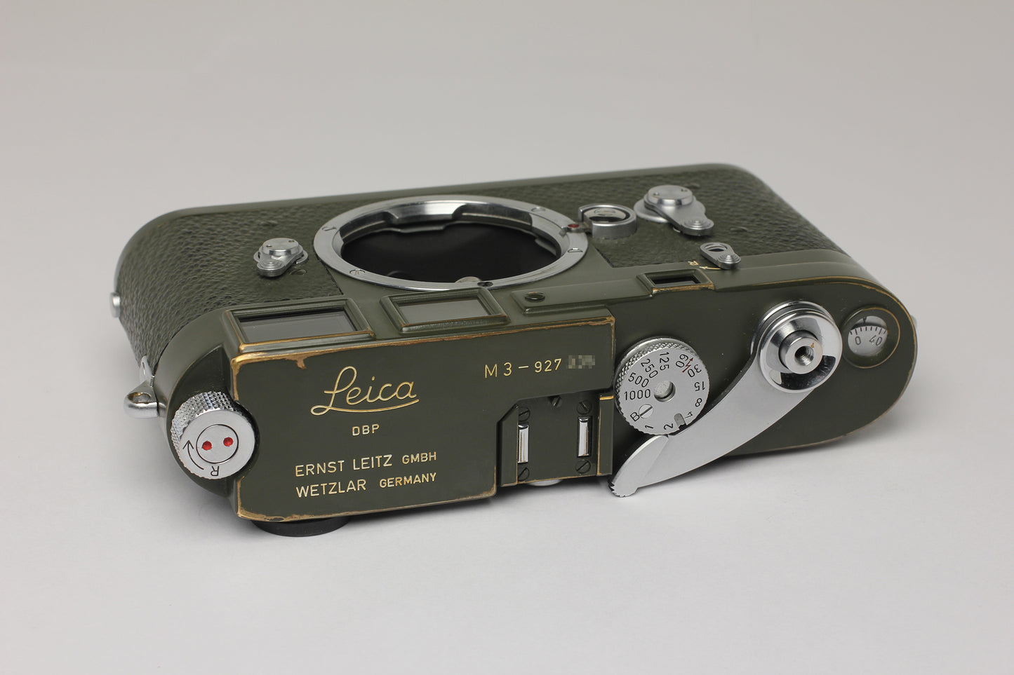 Leica M3 KantoオリーブペイントUsed仕上げ（委託販売品）SOLD