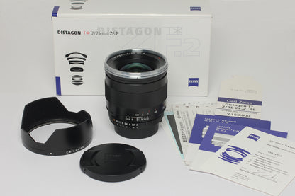 Carl Zeiss Distagon T* 25mm f2 ZF.2 (Consignment Sale Item)
