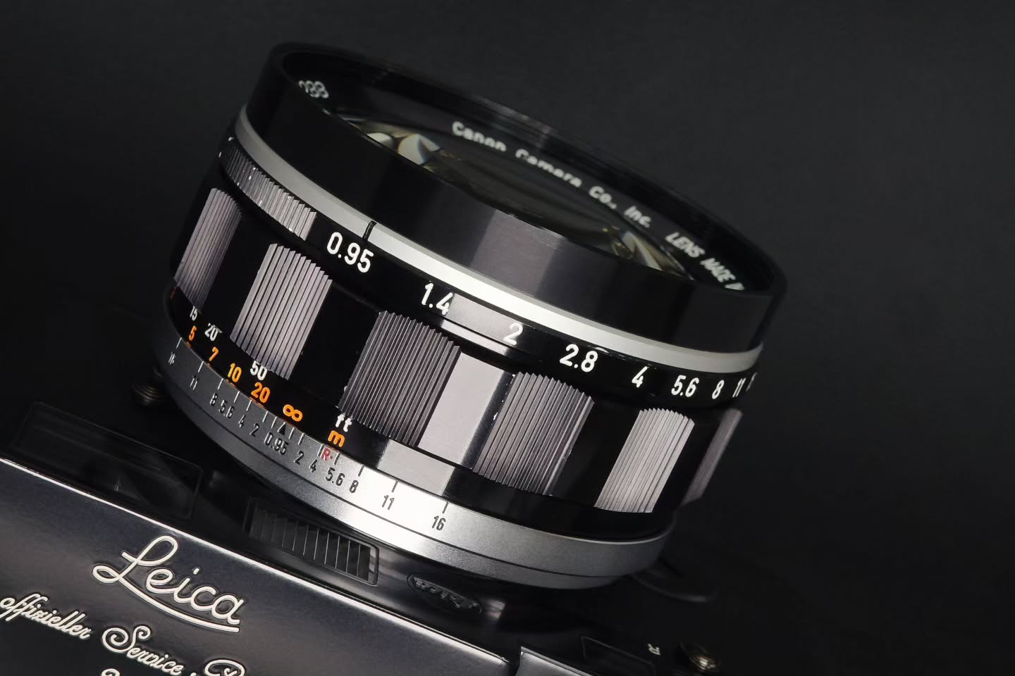 Canon 50mm f0.95 M-mount Converted (Overhauled)