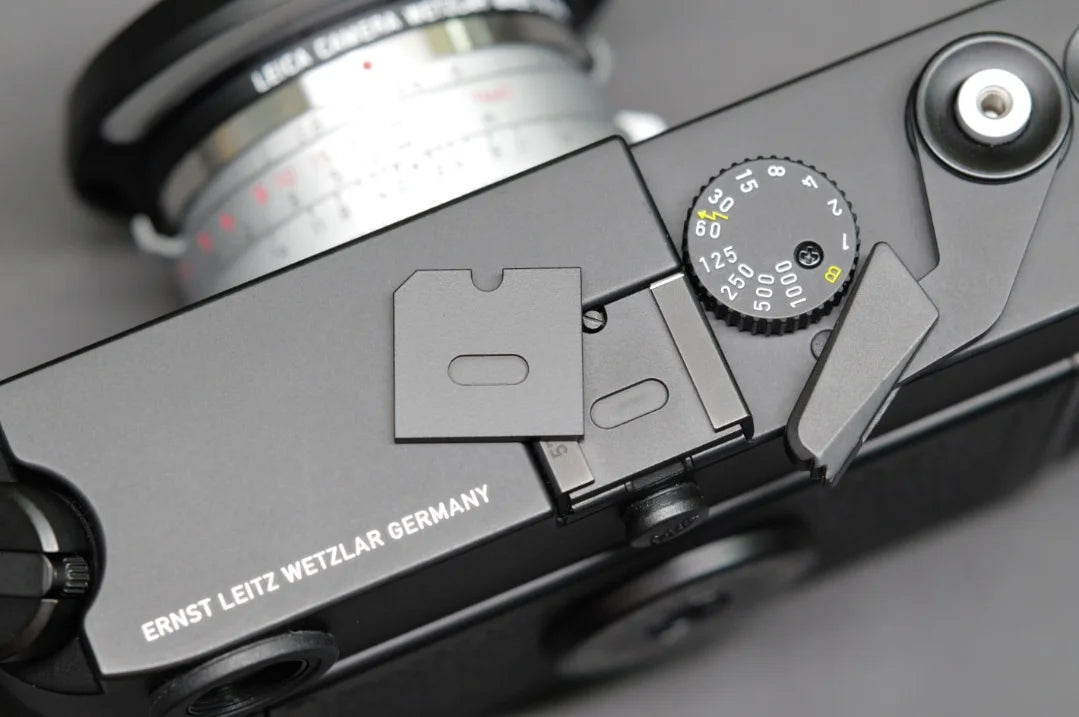 Hotshoe Cover for Leica M Mount Cameras (Brass Made / Matte Black Paint)